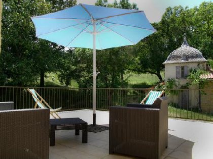 La terrasse au premier étage, bruno