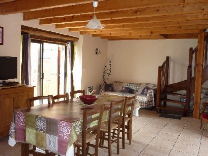 Pièce à vivre coin cuisine, 