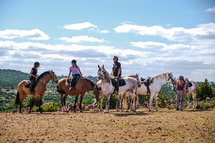 Domaine de Gaillac - balades à cheval, ©V. Govignon - OT Larzac et Vallées