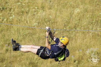 Accro Roc - Parcours  Aventure, Virginie Govignon - OT Larzac Vallées