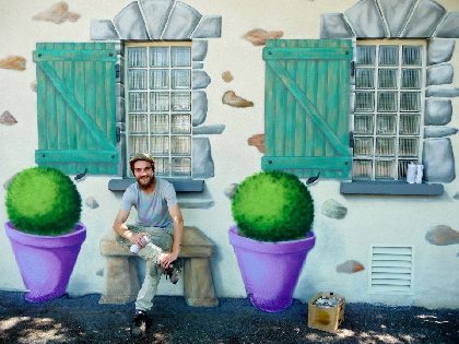 Le bâtiment des sanitaires - façade de Adrien Defert, OFFICE DE TOURISME PAYS SEGALI