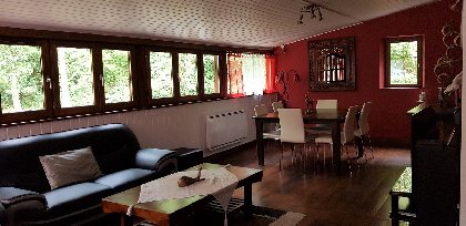 Coin salon salle à manger, Le moulin du Bousquet