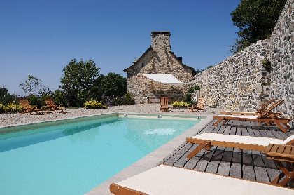 piscine, Le Mas de Rigoulac