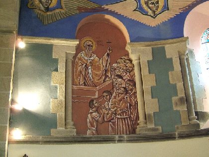 Visite de l'Eglise de Lagarde - Fresques de N. GRESCHNY, OFFICE DE TOURISME DU REQUISTANAIS