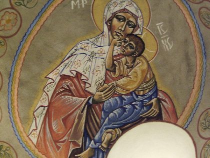 Visite de l'Eglise St Martial de Lagarde - Fresques de N. GRESCHNY, OFFICE DE TOURISME DU REQUISTANAIS