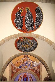 Visite de l'Eglise St Martial de Lagarde - Fresques de N. GRESCHNY, OFFICE DE TOURISME DU REQUISTANAIS