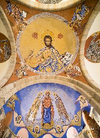 Visite de l'Eglise St Martial de Lagarde - Fresques de N. GRESCHNY, OFFICE DE TOURISME DU REQUISTANAIS