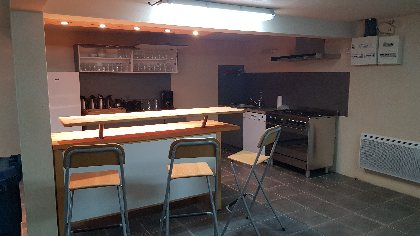 cuisine salle commune, Hameau des Celles Basses