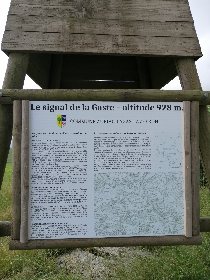 Point géodésique, Sentier d'Interprétation de la Hêtraie