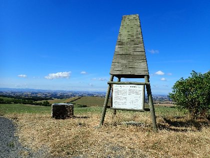 Point géodésique, Sentier d'Interprétation de la Hêtraie