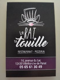 Restaurant-pizzeria Le Rat Ta Touille, OFFICE DE TOURISME DE PARELOUP LEVEZOU