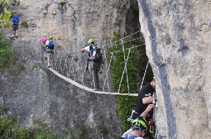 Le Randonneur - Via ferrata, OFFICE DE TOURISME GORGES DU TARN - CAUSSE - DOURBIE
