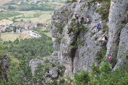 Le Randonneur - Via ferrata, OFFICE DE TOURISME GORGES DU TARN - CAUSSE - DOURBIE