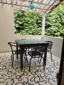 Terrasse couverte et privée, propriétaire