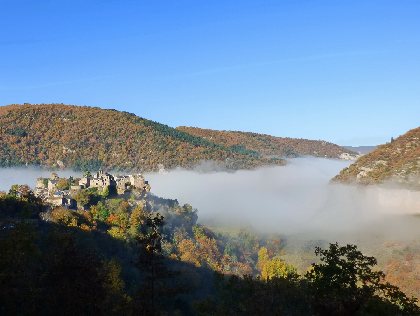 Cantobre, vue de l'est, Lionel Haines
