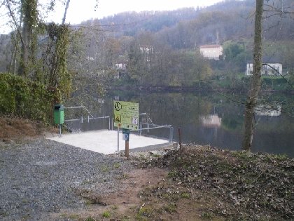 Ponton de pêche du Vieux Pont de Livinhac
