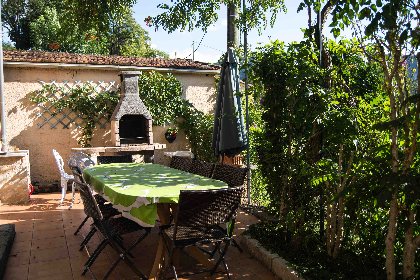 Terrasse, barbecue, 