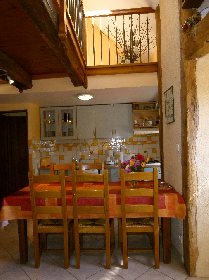 Gîte de Cervel - RDC : coin cuisine, Bernadette Azemar