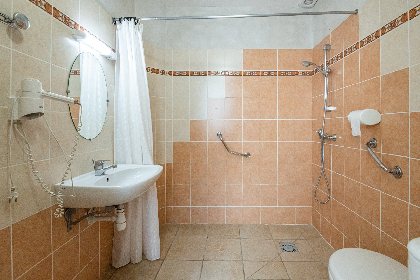 salle de douche, Le Gîte 