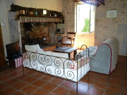 L'Oustal Viei coin salon, 