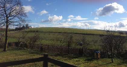 Terrasse gîte chez Mme Fontanier, 