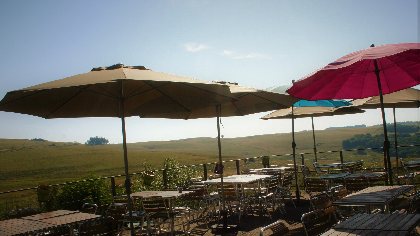 Terrasse, La Maison de l'Aubrac - Tartinerie