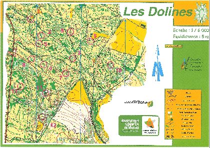 Site de course d'orientation Les Dolines , OT Terres d'Aveyron