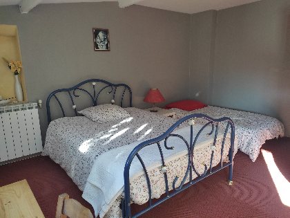 La rose de Jéricho chambre bambou, OFFICE DE TOURISME DE PARELOUP LEVEZOU