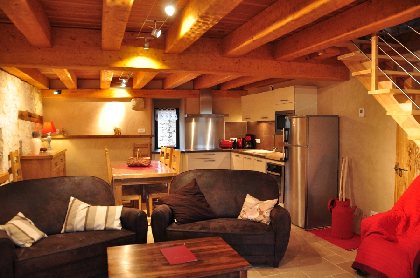 Séjour avec cuisine ouverte - L'Armandine, Claude Chambaud