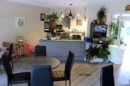 salle petit déjeuner, Riv'Hôtel