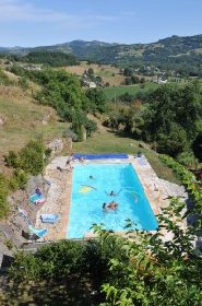 Vue la piscine de la chambre du 1er, Domaine de Bellevue - Alain Prieur