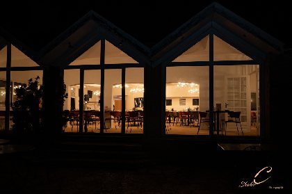 Vue extérieure du restaurant, SHS - Causse Comtal