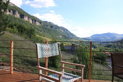 terras du la maison  LA CERISE QUI RIT, OFFICE DE TOURISME DE MILLAU