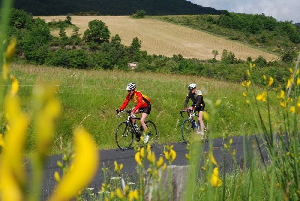 Cyclotourisme dans l'Est Aveyron