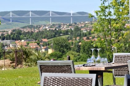 Terrasse extérieure, Domaine Saint Estève (groupes)