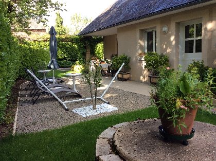 La Maison du Pèlerin - Terrasse coin détente, 