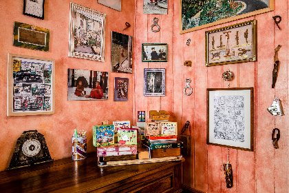 coin jeux dans la salle commune, Gîte La Jeanne