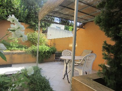 coin repas à l'extérieur, 