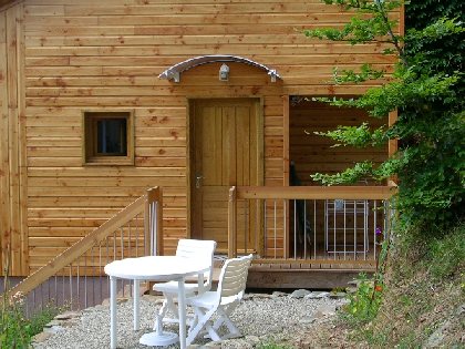 La Maisonnette en Bois - entrée et terrasse, RAVANEL.J-P