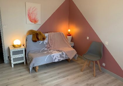 Salon de la chambre familiale, Au Mas d'Hurtes