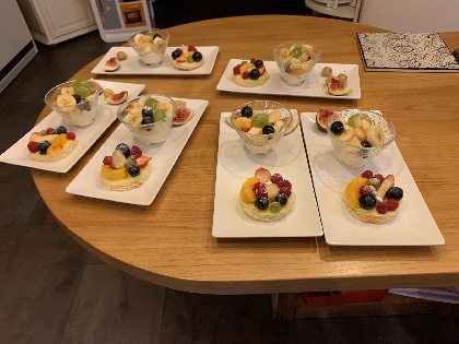 Exemple de dessert  proposé, Au Mas d'Hurtes