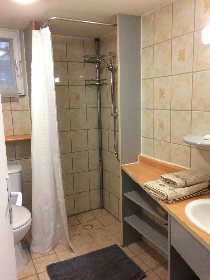 Salle de bain, Gîte des Apis