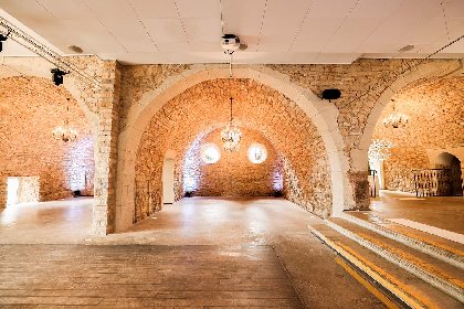 Château de Fontanges - Salle de réception, château de Fontanges