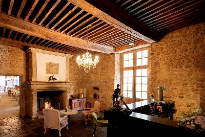 Château de Fontanges - Salle de réception, château de Fontanges