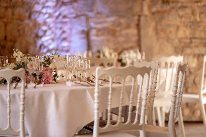 Château de Fontanges - Salle de réception, château de Fontanges