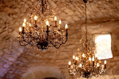 Château de Fontanges - Salle de réception, château de Fontanges