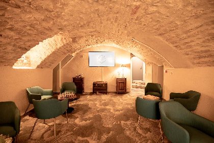 Château de Fontanges - Salle de réception, château de Fontanges