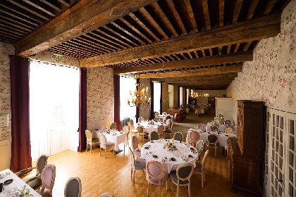 Château de Fontanges - Salle de réception, château de Fontanges