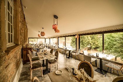 Château de Fontanges - Salle de réception, château de Fontanges