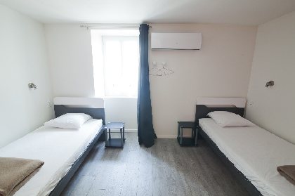 Chambre de deux personnes, Gîte Saint Christophe